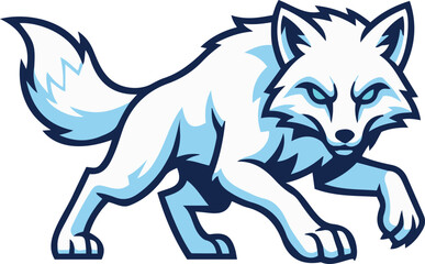 Arctic White Fox Esports Mascot © Nh Parvej