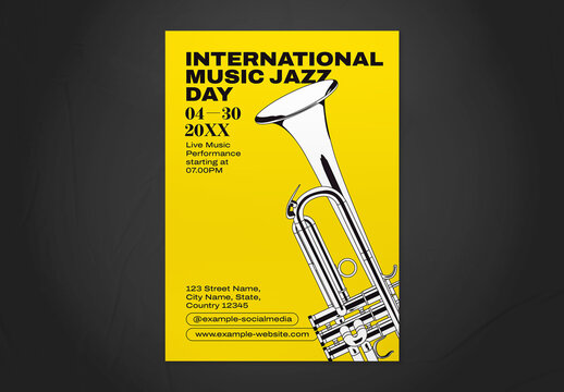 International Jazz Day Flyer