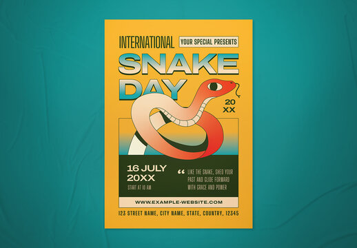 Snake Day Flyer