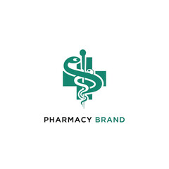 Obraz premium Medical Symbol Illustration Featuring Rod of Asclepius and Cross