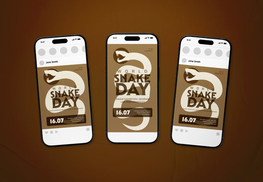 World Snake Day Social Media