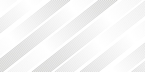 Fototapeta premium Abstract vector gradient gray line pattern Transparent monochrome striped texture, minimal background. diagonal fabric wave line elegant white striped diagonal line technology concept web texture.