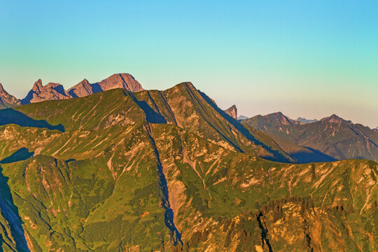 Allg&auml;u - Walmendinger Horn - Berge - Alpen - Sonnenaufgang - Sommer - Walsertal