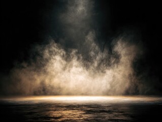 Obraz premium misty light overlay isolated on a transparent background ar 43