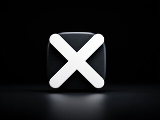 Fototapeta premium rejected icon isolated on a transparent background ar 43