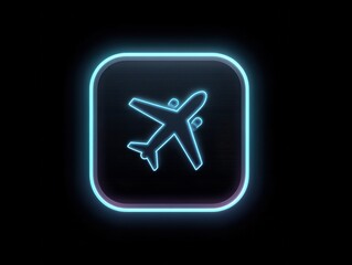 Fototapeta premium airplane mode icon isolated on a transparent background ar 43