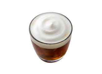 Irish Coffee im Glas mit Sahnehaube