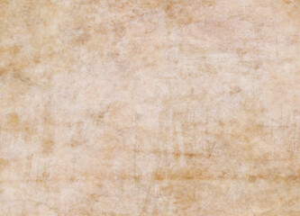 Old paper texture background with vintage parchment style beige antique rough surface and grunge aged document effect for retro design history layout or scrapbooking