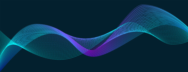 Abstract motion wave background