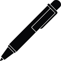 Technical Pen silhouette vector art Illustration