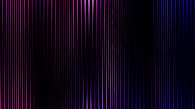 Dynamic Abstract Vertical Lines Seamless Loop Neon Glow Pulsing Light Effect Dark Background Motion Graphics Video Footage Energy Flow