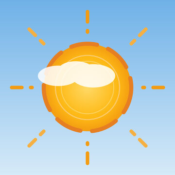 sun and clouds