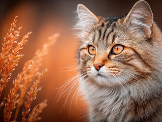 Fototapeta premium Feral cat in wild