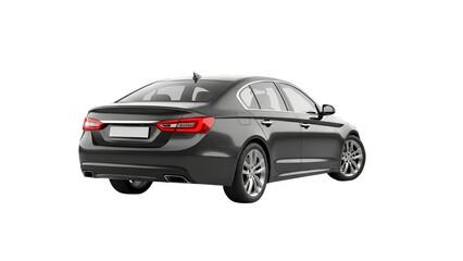 Naklejka premium car on white background