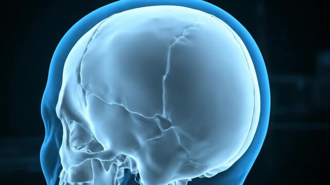 3D Medical Visualization: Human Skull Osteology and Sutures