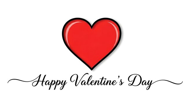 Vibrant red backdrop featuring a prominent circular frame and an abundance of small hearts, symbolizing deep affection