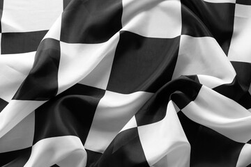 Checkered racing flag