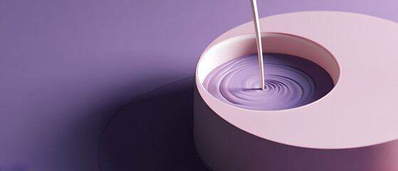 Artistic coffee cup minimalist flat lay lifestyle