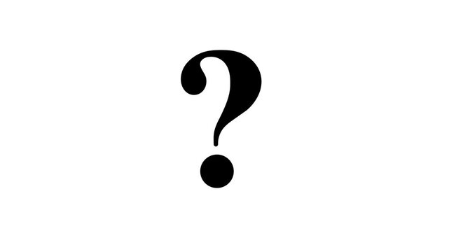 question mark symbol, Animated collection of colorful question marks for faq and support