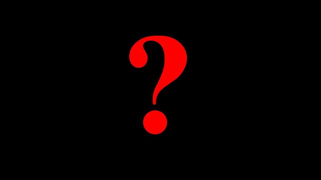 question mark on black, Question mark icon bundle, spinning red black, green and yellow search inquiry animations in multiple styles, conceptual graphics for faq support, isolated high-quality renders