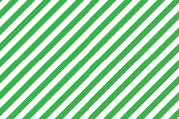Green and white diagonal stripes pattern . Green diagonal stripes background . Vector illustration