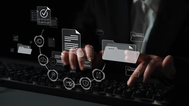 Document management system for secure file storage, organized access, and efficient digital workflow including verification, upload, analytics, and approval process Marrow