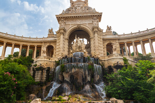 The Palais Longchamp in Marseille, France