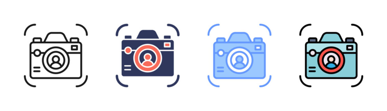 Proctoring Tools Icon Set Multiple Style Collection