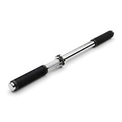 Fototapeta premium Close-up of adjustable dumbbell handle with secure grip