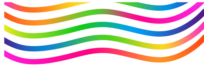 Abstract Wave Line Pattern. Vector Background with Dynamic Gradient Lines. Color Graphic Design for Sport Posters and Abstract Road Illustrations