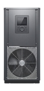 Variable frequency drive multistage fan with a digital control panel.