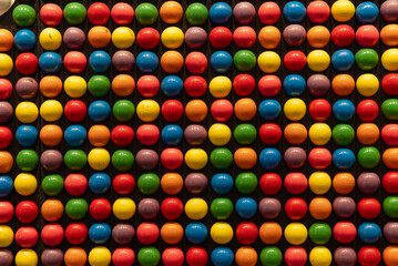 abstract background with colorful balls