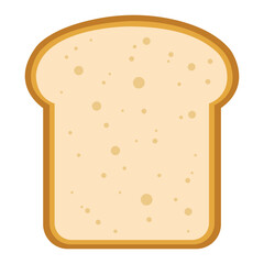 Simple Slice of Bread: A solitary slice of freshly baked bread, offering a straightforward and versatile image. 