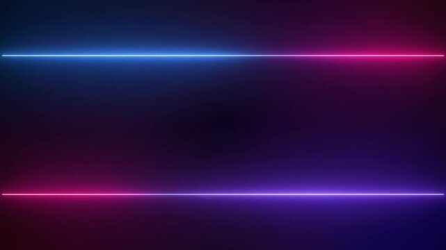 Dynamic Neon Light Frame Background with Glowing Blue and Pink Lines for Modern Digital Displays and Futuristic Designs, Offering an Energetic Abstract Backdrop
