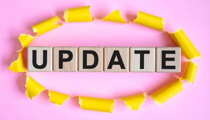 Fototapeta premium Update in Focus A Burst of Change