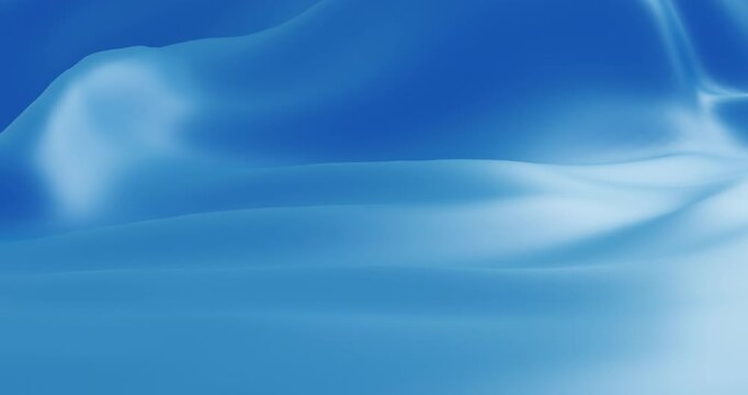 Looping seamless animation. The abstract background comes to life like a fabric fluttering in the wind. Smooth curves and overflows create a sense of lightness and movement, immersing you in the atmos