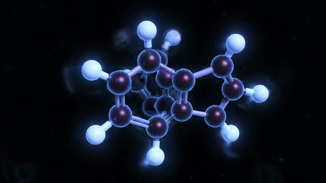 Dopamine Neurotransmitter Molecule 3D Visualization - Science and Medical Animation