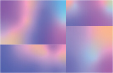 Abstract colorful background with gradient poster set with empthy space 
