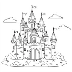 Fototapeta premium Fairy Tale Castle