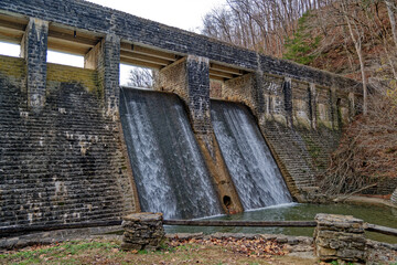 Standing stone state park dam in Tennessee
