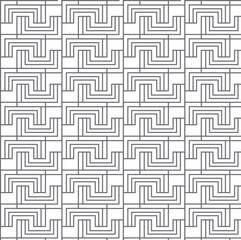 Seamless abstract geometric vector pattern design