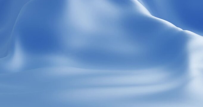 Looping seamless animation. The abstract background comes to life like a fabric fluttering in the wind. Smooth curves and overflows create a sense of lightness and movement, immersing you in the atmos