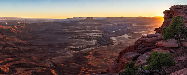 Green River Overlook Golden Hour Light