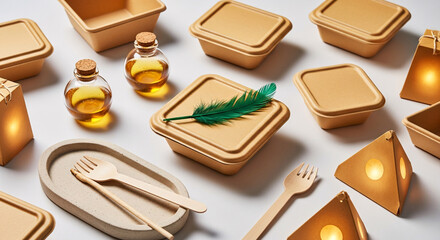 Emballages alimentaires &eacute;cologiques et z&eacute;ro d&eacute;chet