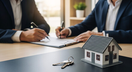 Signature de contrat et transaction immobili&egrave;re