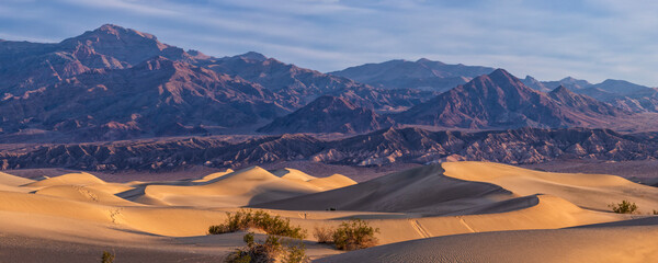 Death Valley Soft Sand and Hard Mountains