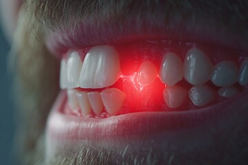 dental diagram of impacted wisdom tooth causing crowding