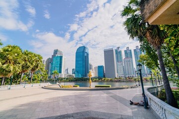 Benjakitti park in Bangkok 