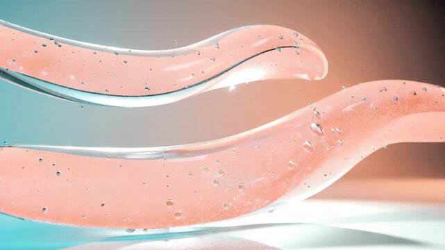 Abstract liquid glass sculpture with refraction and caustics floating in a pastel gradient background, soft cinematic lighting, clean minimal composition, timeless futuristic art.
