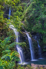 Upper Waikani Triple Falls